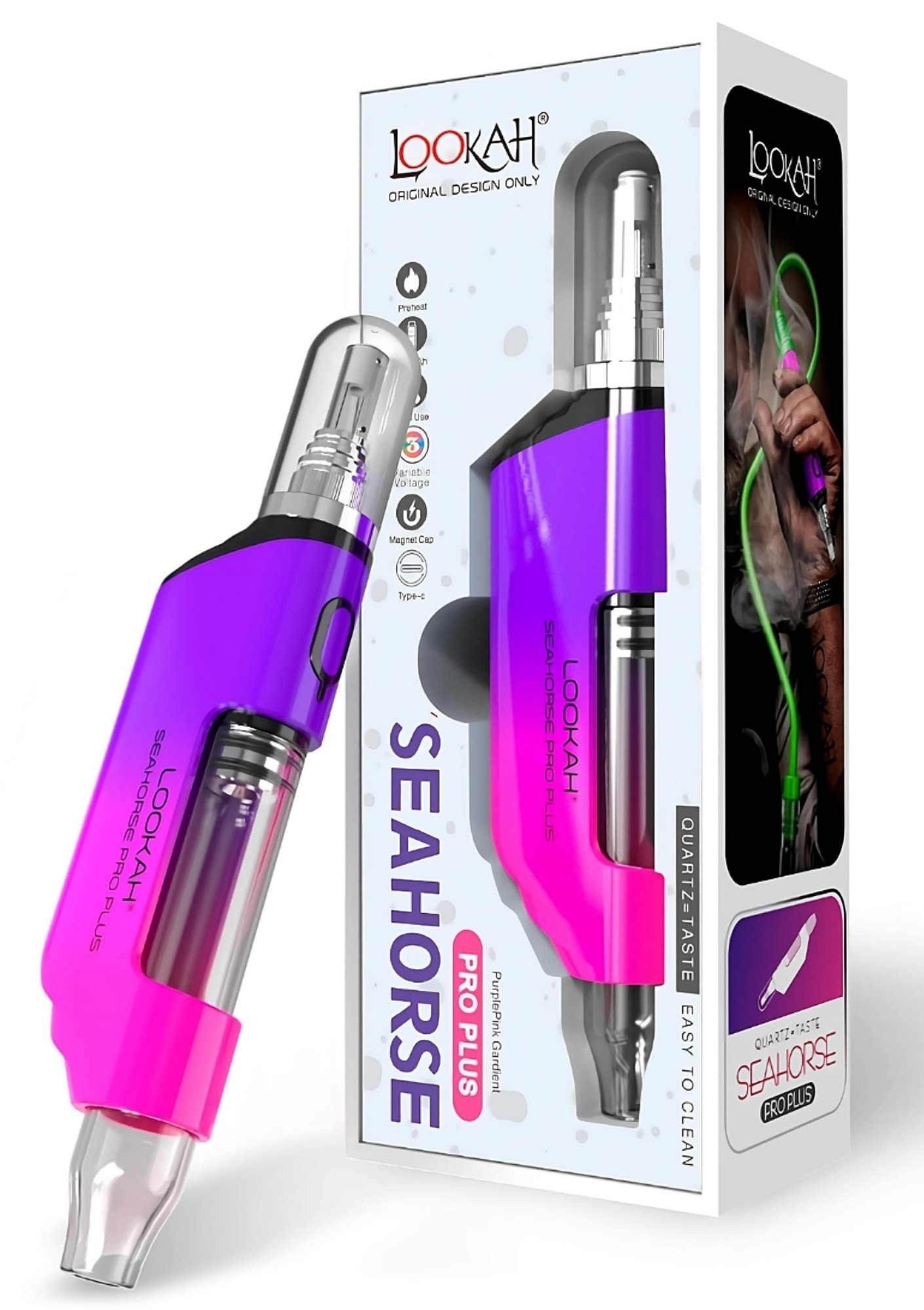 Lookah Seahorse Pro Plus Gradient Electric Nectar Collector -SmokeDay