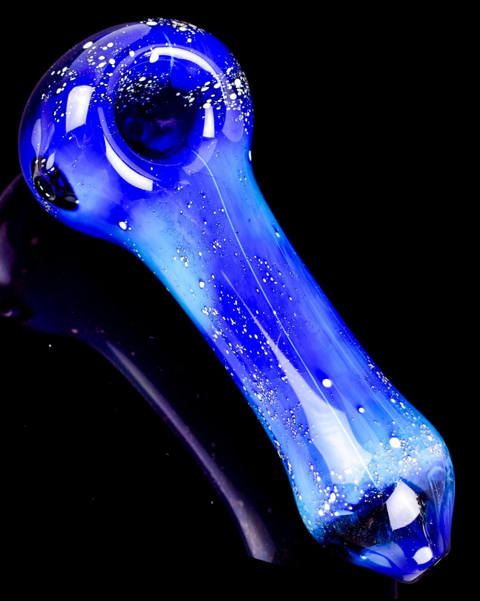 Image of The Galaxy Traveler - Beautiful Galaxy Designed Glass Hand pipe