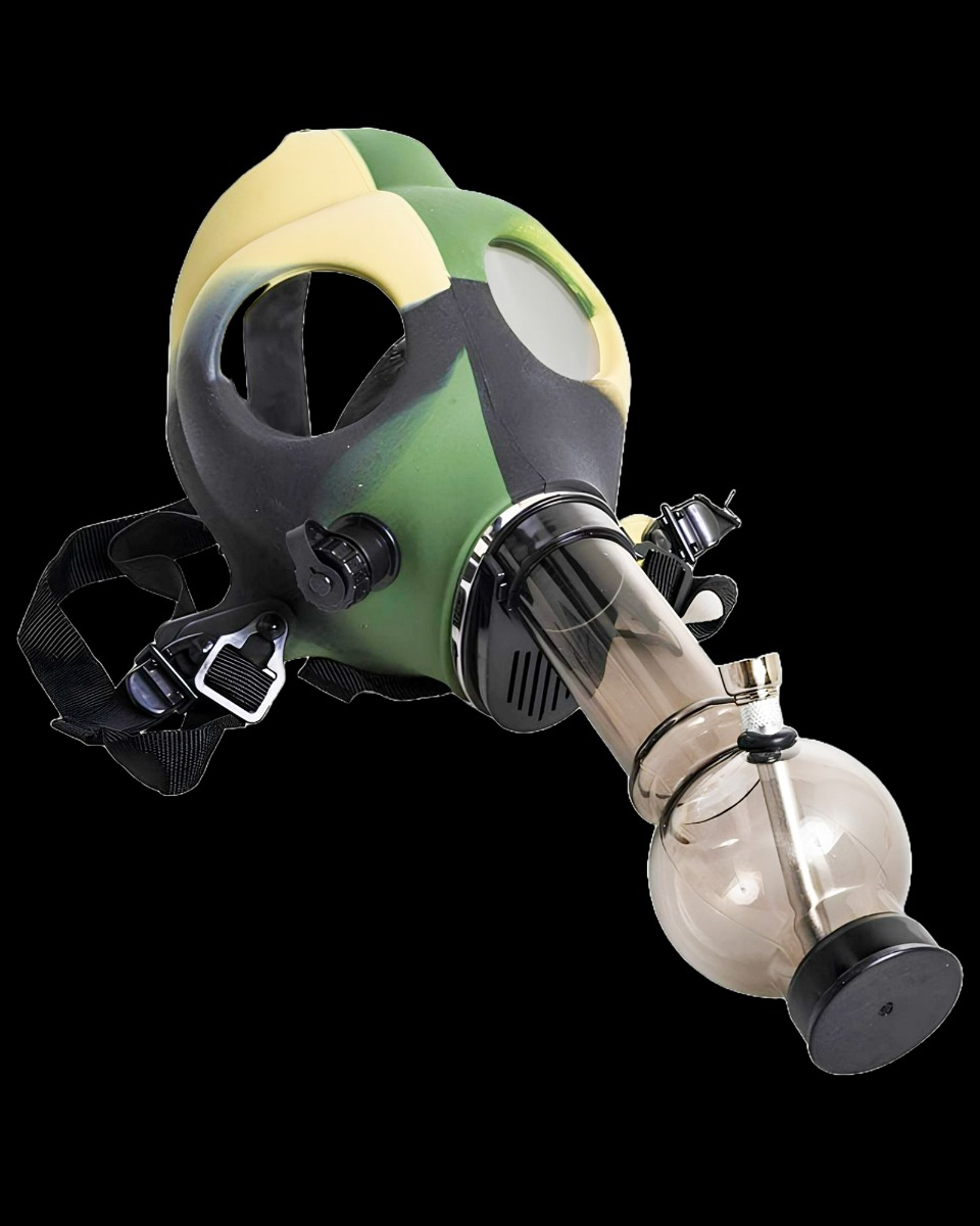 Gas Mask Bong - Camo | $29.99 | Free Shipping -SmokeDay