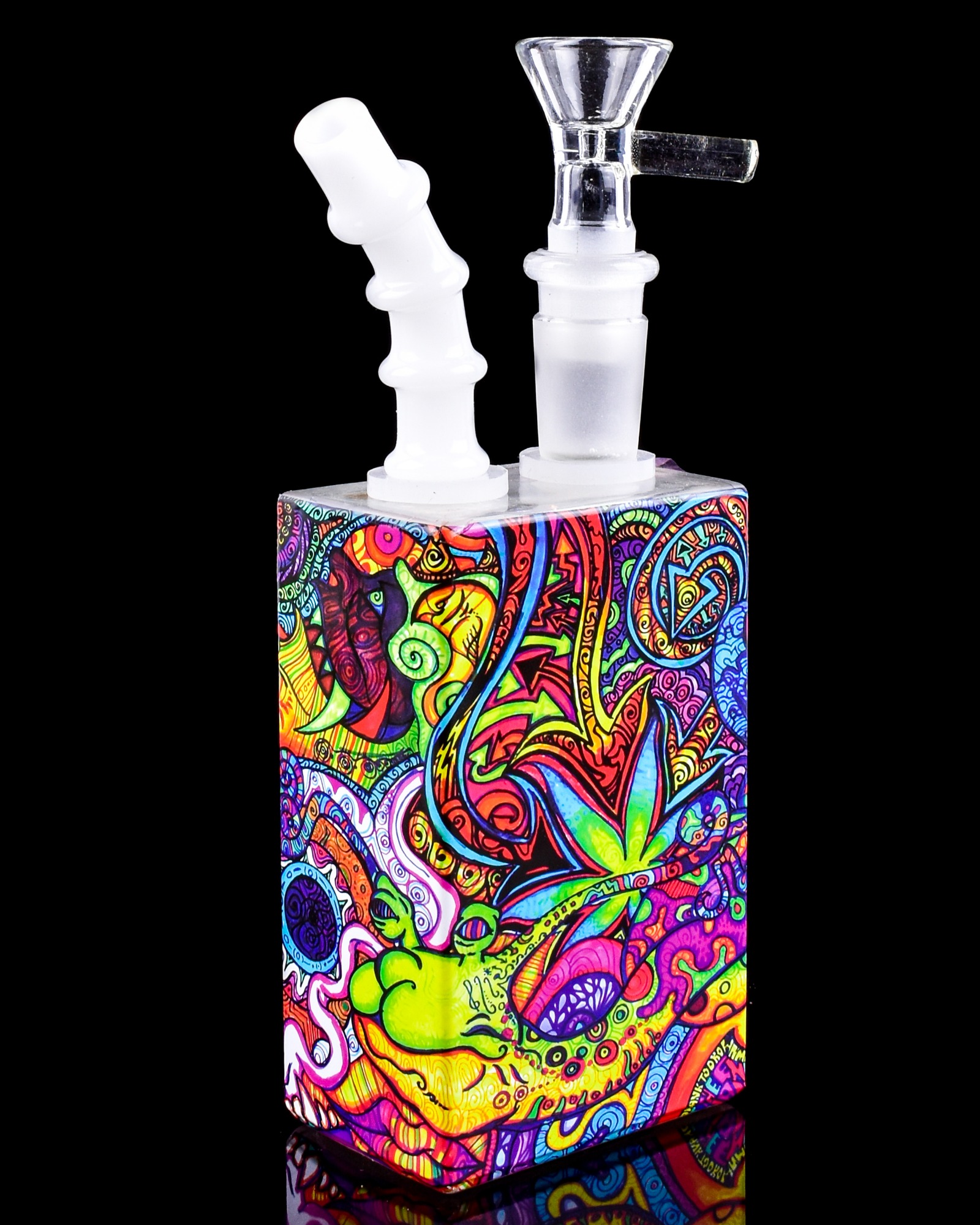 THEDRIPPER BOX DAMNGOOD!! × NATURE TONES Trippy Sipper Juice Box Bong/Dab Rig | $29.99 | Free Shipping