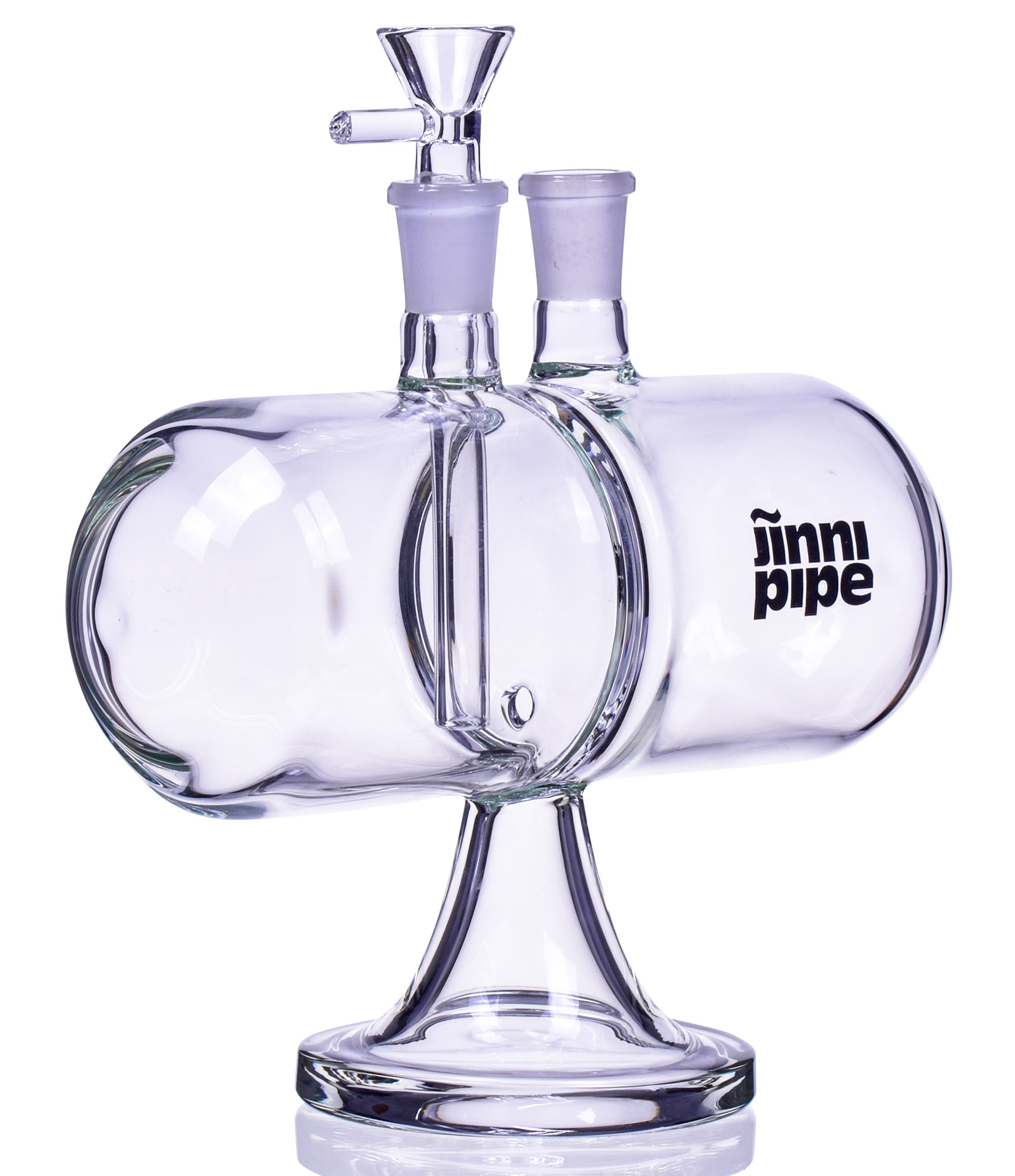 JINNI PIPE 7" Infinity GRAVITY Pipe BONG Glass Water Pipe Hookah