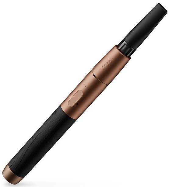 Vessel Wood Series Vape Battery - Black Wood/Bronze -SmokeDay Vessel Wood Series Vape Battery - Black Wood/Bronze -SmokeDay