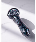 Made In USA By Humboldt Blowers - Nebula Noir Glass Hand Pipe