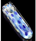 3.75" Brick Shaped Extra Heavy Triangled Glass Spoon Hand Pipe
