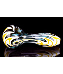 Devil's Tornado - Grav® - 4" Wigwag Spoon Hand Pipe - Beautiful Color Mixer