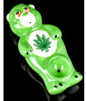 HerbHugger Bear Ceramic Hand Pipe