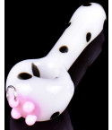 Milky Moo Glass Hand Pipe