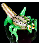 Kung Fu Grasshopper - 5.5" Hexapod Legged Animal Glass Pipe