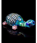 Ninja Turtle - 5" Hand Blown Designed Turtle Animal Glass Hand Pipe