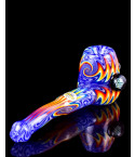 Wig Wag Hypnotic Spectrum Sherlock Pipe - Purple Crush