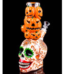 Jack-O-Lantern Stack Pumpkin Beaker Bong