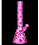 10" Heart Throb Beaker Bong