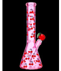 10" Double Cherry Beaker Bong