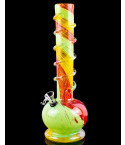 The Twisted - 14" Wire Wrapped Round Base Bong