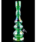 Tokyo Tower - 12" Multi-Color Thick & Heavy Bong - Green
