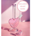 9" Heart Bong w/ Bowl