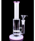 8" Honeycomb Water Pipe - Pink