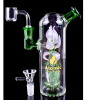 Enchanted Bloom - Atomic Glass - Rose Bong/Dab Rig - Pink