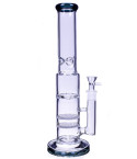 The Khalifa Tower - 15” Double Honeycomb to Turbine Percolator Combination - Teal