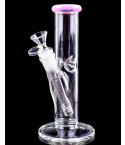 Ice Floe - 8" Cylinder Straight Tube Bong w/ Ice Catcher