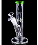 Ice Floe - 8" Cylinder Straight Tube Bong w/ Ice Catcher - Green