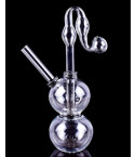 Oilo Glass - The Double Bubble Oil Burner Bongs