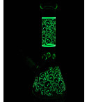 Screamer's Revenge Glow in the Dark Beaker Bong