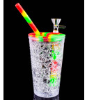 Cooling Freeze Travel Cup Bong - Rasta