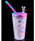 Cooling Freeze Travel Cup Bong - Pink