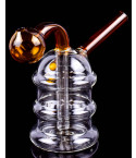 Orbital Core Chamber Dab Rig Bong Oil Burner - Amber