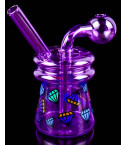 Royal Gemstone Dab Rig Bong Oil Burner