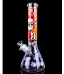 14" Rick and Morty Beaker Bong Glow In The Dark - Orange