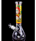 14" Rick N Morty Beaker Bong Glow In The Dark - Death Row