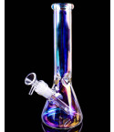 Aurora Glow Iridescent Beaker Bong