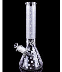 Luxury Louis Fashion Bong - 14" 7mm Thick Beaker Bong 
