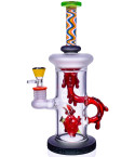 Wounded Heart - Cheech™ - 12" Heart Dripping Eye Bong - Red