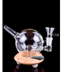 Silicone Glass Hybrid Mini UFO Bong