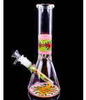 The Wavy - 10" Thick WigWag Tube Beaker Bong