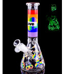 Love Smoke - 10" Beaker Bong - Rainbow