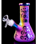 Rick & Morty Frosted Beaker Bong - Iridescent Purple