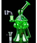 Chill Glass - 9" Diamond Shaped - Neon Green
