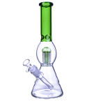 12" Mystic Orb Tree Perc Beaker Bong - Green