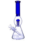 12" Mystic Orb Tree Perc Beaker Bong - Blue