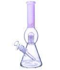 12" Mystic Orb Tree Perc Beaker Bong - Milky Pink