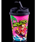 Trippy Graphic Coffee Cup Bong