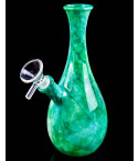 Ethereal Flow Marble Vase Bong - Milk Green