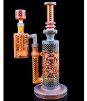 Back Alley Burn - Graffiti Bong & Ash Catcher Set