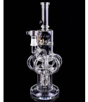 Mecha Kraken - Tsunami Glass - 14" Rocktapus Recycler Bong - Black