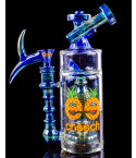 Cheech Glass - Pineapple Twist Fumed Bong - Blue
