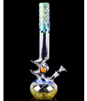 Nebula Nectar - 20" Fumed Double Zong Bong